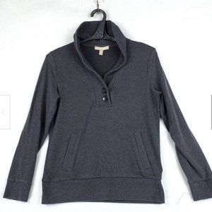 Banana Republic Women Sweater Kangaroo Pocket Long Sleeve V-Neck